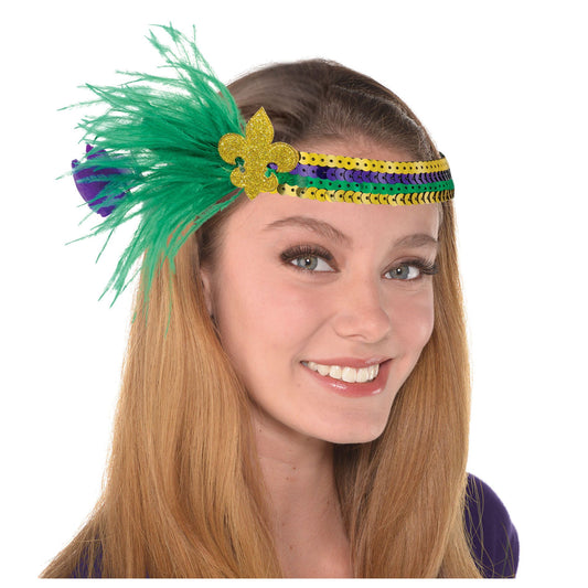 Mardi Gras Fleur De Lis Headband