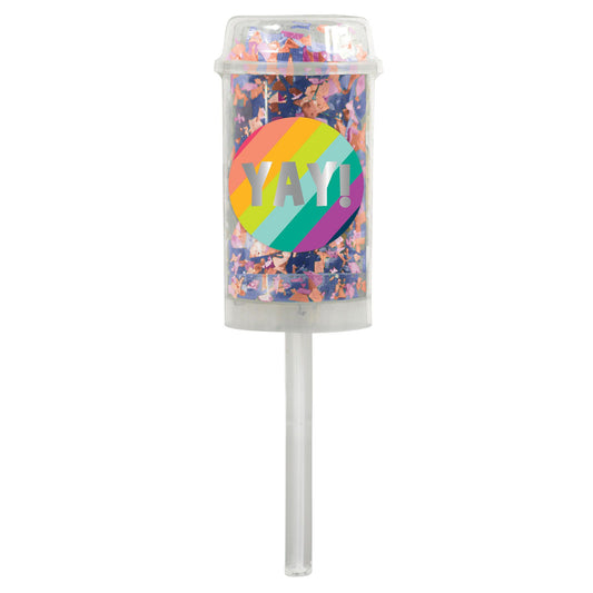 Push Up Confetti Popper - Multi