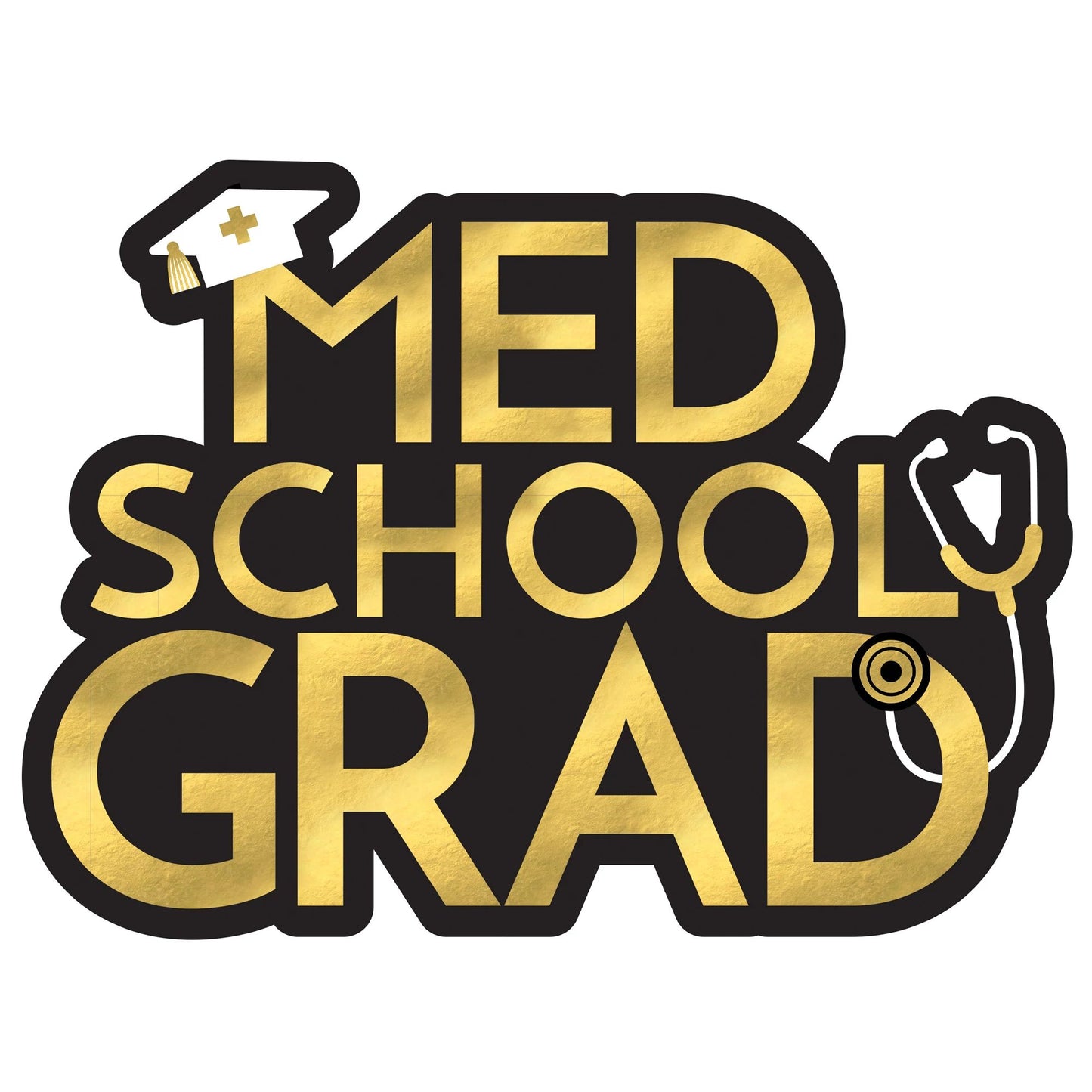 Med School Grad Giant Cutout