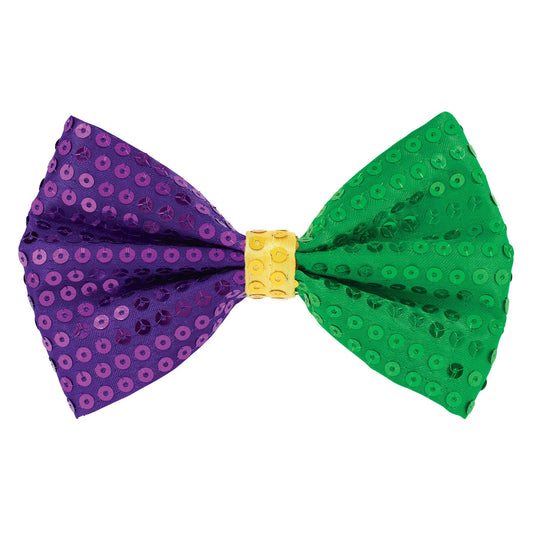 Mardi Gras Sequin Bowtie