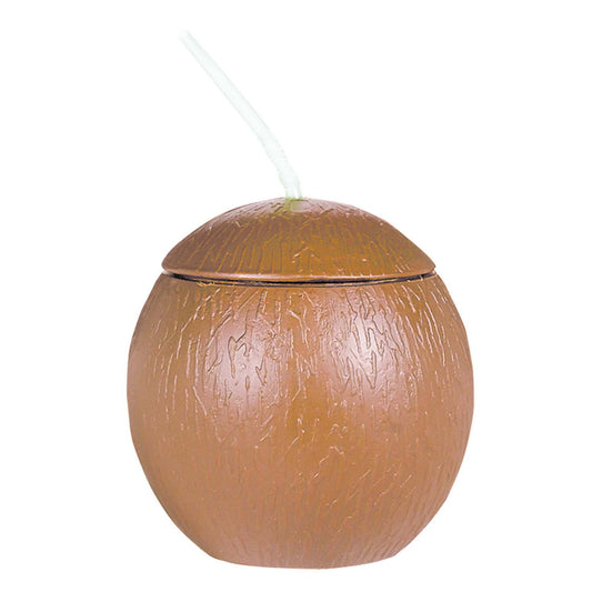 Coconut Favor Cup w/Straw