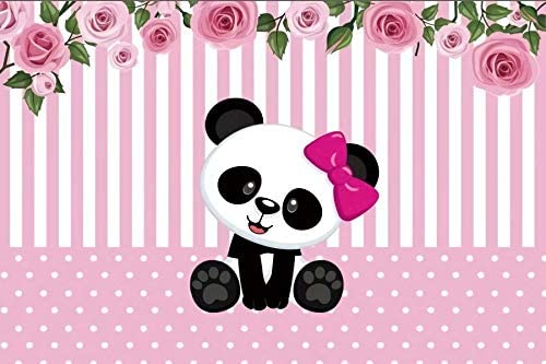 Pink Panda Backdrop - Rental