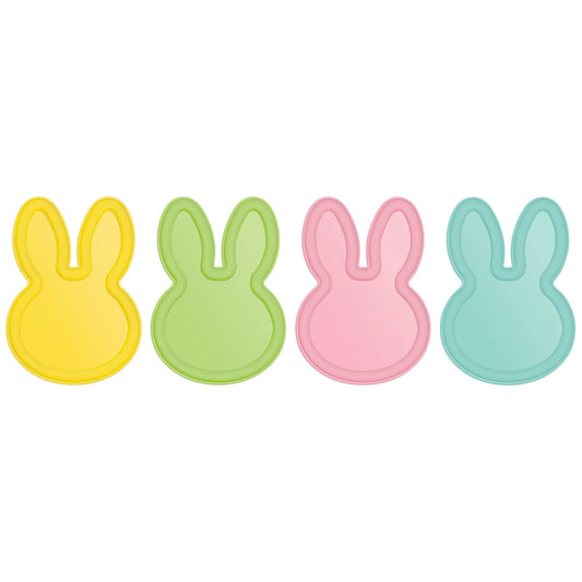 Bunny Shaped Melamine Plates (4)