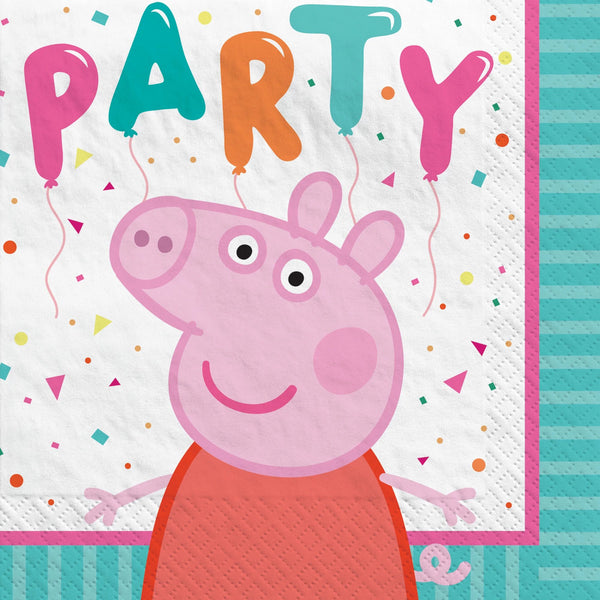 Peppa Pig Confetti Party Cake Napkins (16)