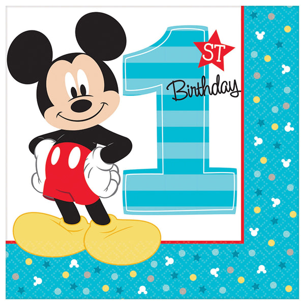 ©Disney Mickey's Fun To Be One Lunch Napkins (16)