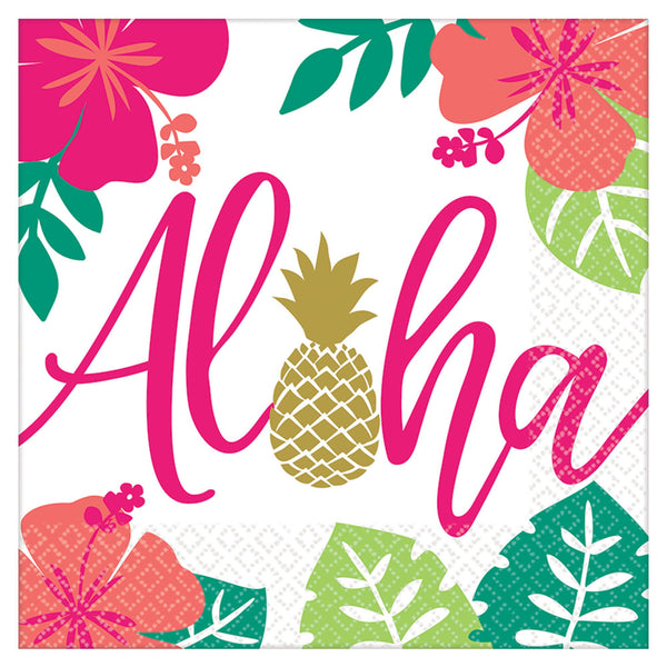 Aloha Lunch Napkins (16)