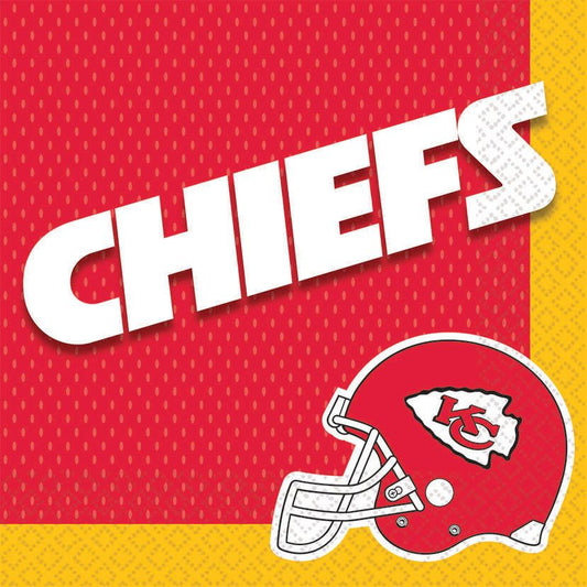 Kansas City Chiefs Lunch Napkins - 16 pack