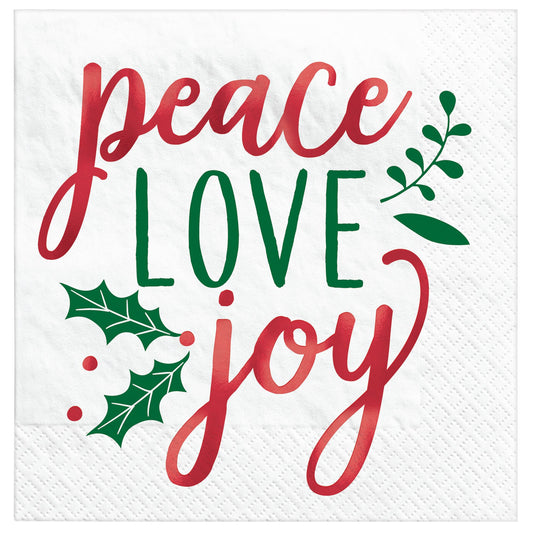 Peace, Love, Joy Lunch Napkins (16)