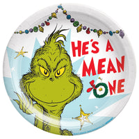 Traditional Grinch Cake Plates  - Mean One (8)