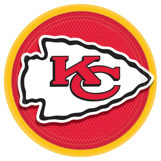 Kansas City Chiefs Lunch Plates - 8 pack