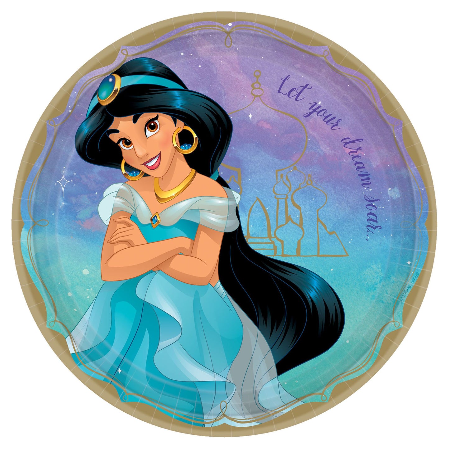 ©Disney Princess Lunch Plates - Jasmine (8)