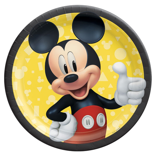 Mickey Mouse Forever Lunch Plates (8)