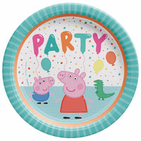 Peppa Pig Confetti Party Lunch Plates (8)