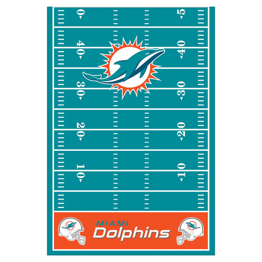 Miami Dolphins Table Cover - Plastic