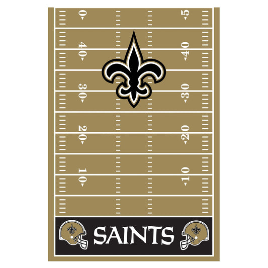 New Orleans Saints Table Cover - Plastic