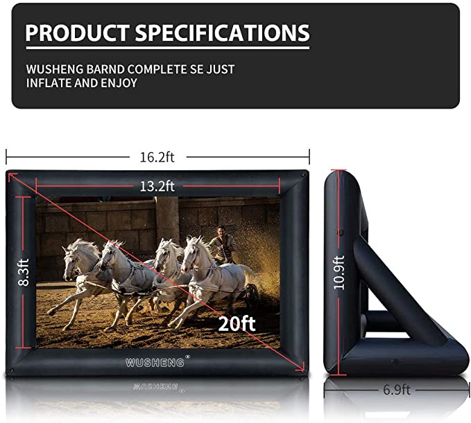 20' Inflatable Theater Projector Screen - (Rental)