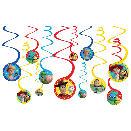 ©Disney/Pixar Toy Story 4 Spiral Decorations (12)