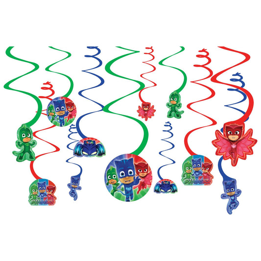 PJ Masks Value Pack Foil Dizzy Danglers (12)