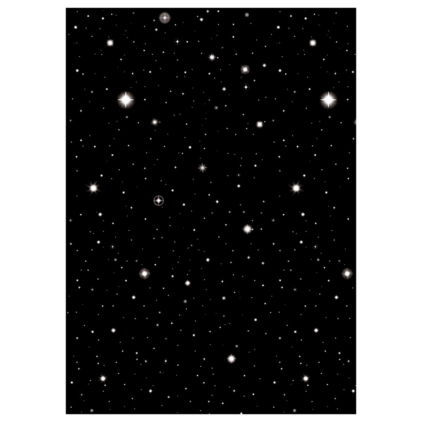Hollywood Starry Nights Plastic Room Roll