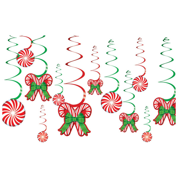Candy Cane Value Pack Dizzy Danglers (12)
