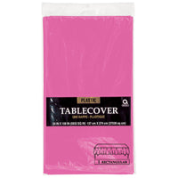 Thick - Candy Pink Plastic Table Cover