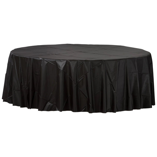 Round - Jet Black Table Cover