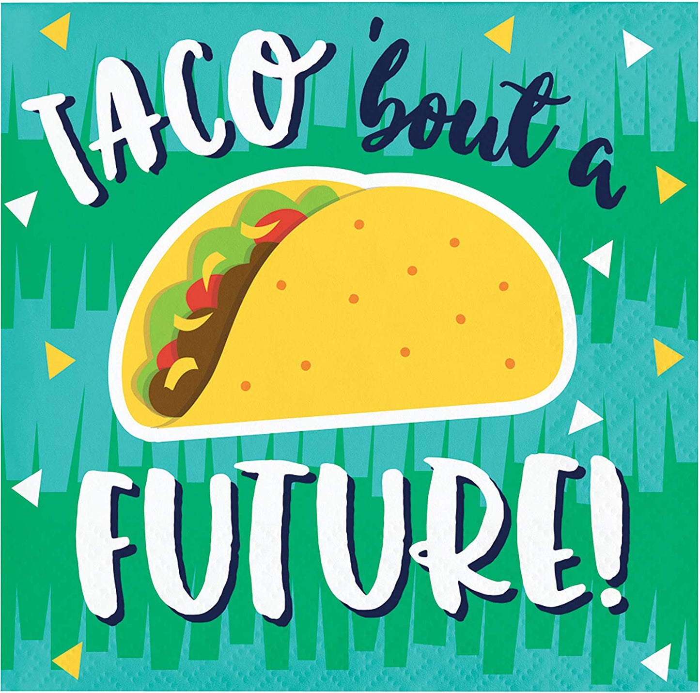 Fiesta Fun "Taco Bout A Future" Grad Cake Napkins - 16 pack