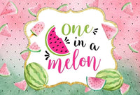 One in a Melon Backdrop - (Rental)
