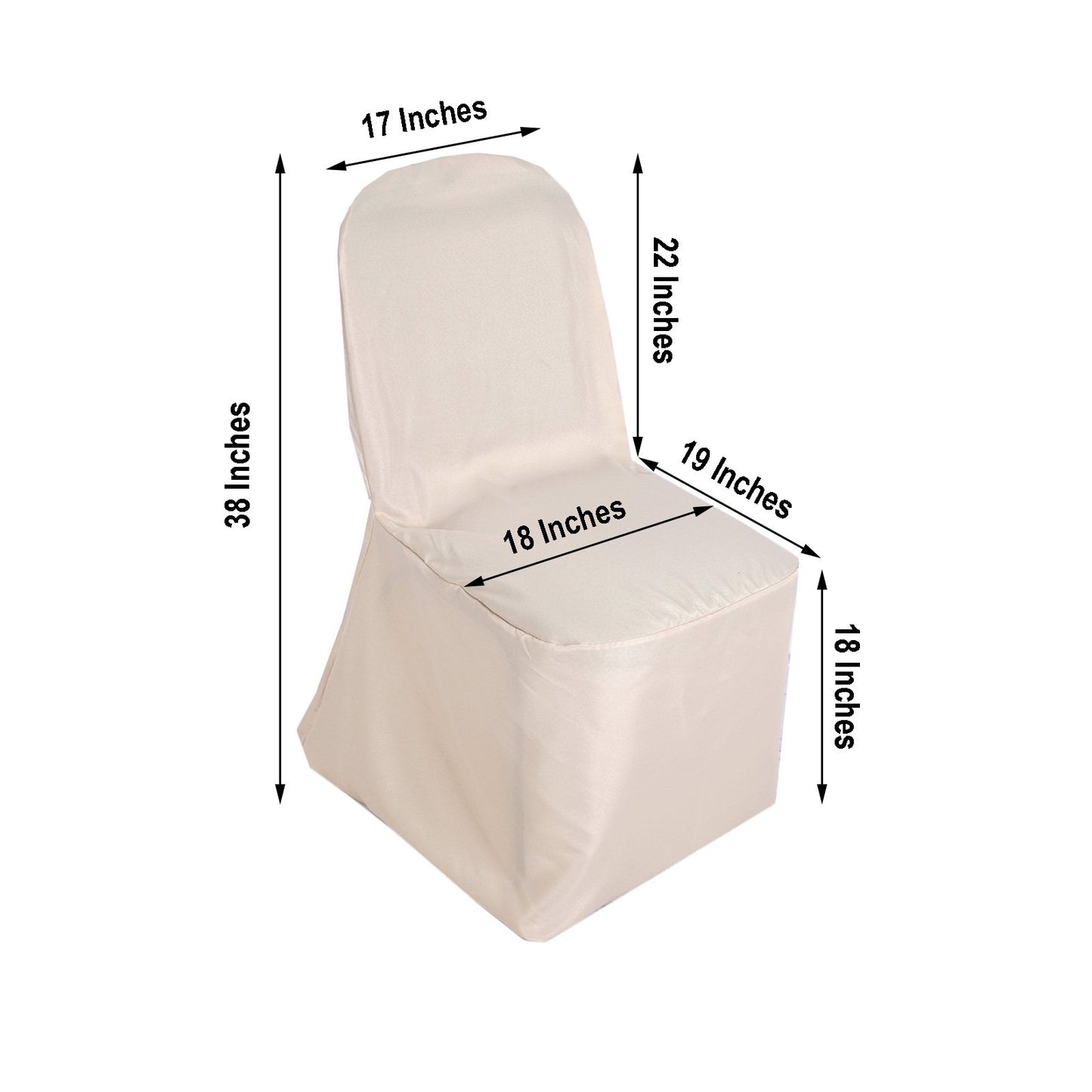Chair Cover - Beige (Rental)