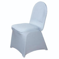 Chair Cover Fitted - Silver (Rental)