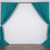 Backdrop Curtains - Turquoise (Rental)