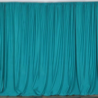 Backdrop Curtains - Turquoise (Rental)