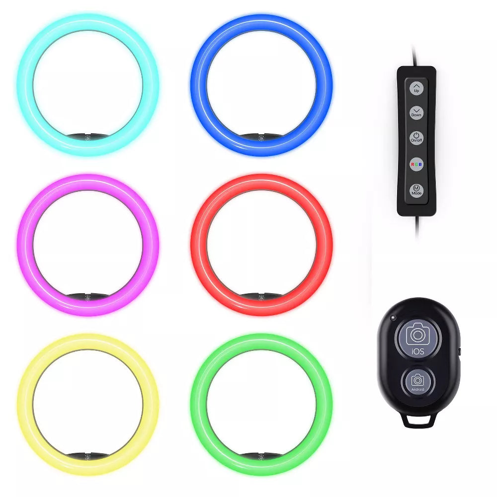 Dixie & Charli 12" Color LED Ring Light