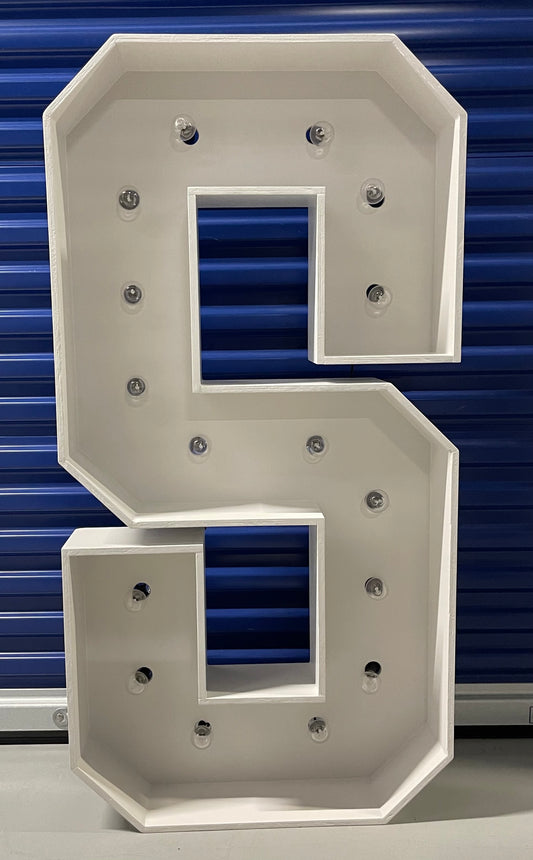 Marquee Light Up Letter - S (Rental)