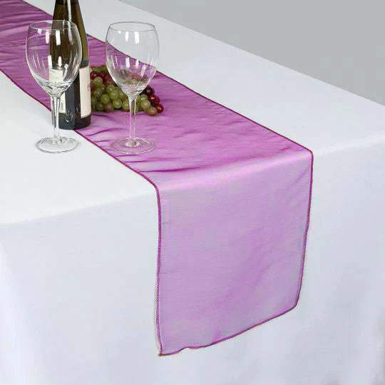 Runner - Fuchsia Organza (Rental)