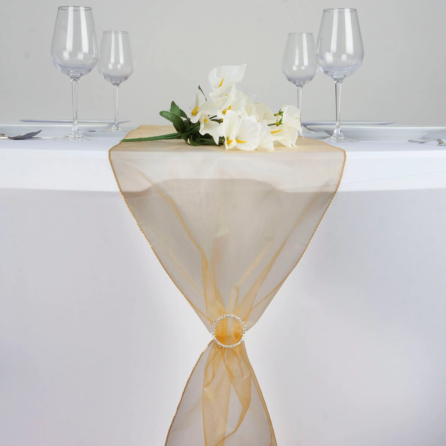 Runner - Gold Organza (Rental)