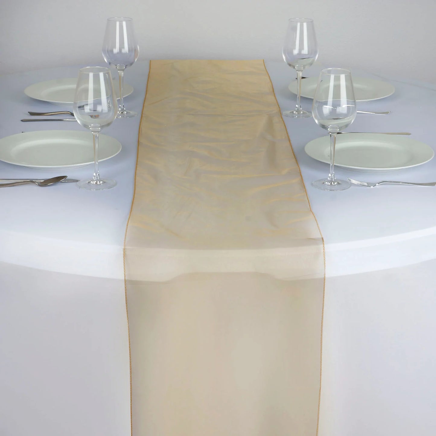 Runner - Gold Organza (Rental)