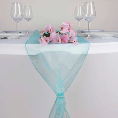 Runner - Turquoise Organza (Rental)