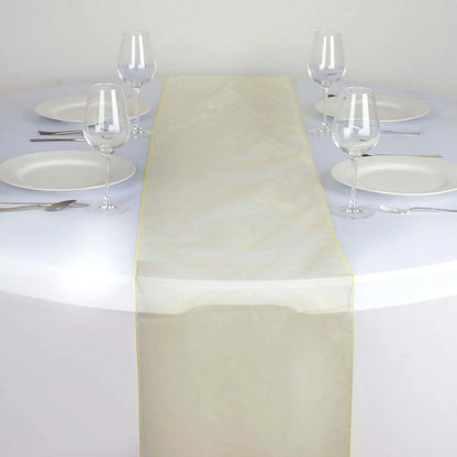 Runner - Yellow Organza (Rental)