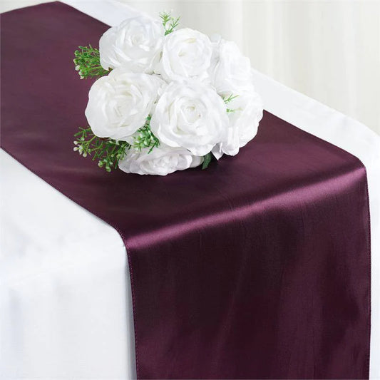 108” Table Runner - Eggplant (Rental)