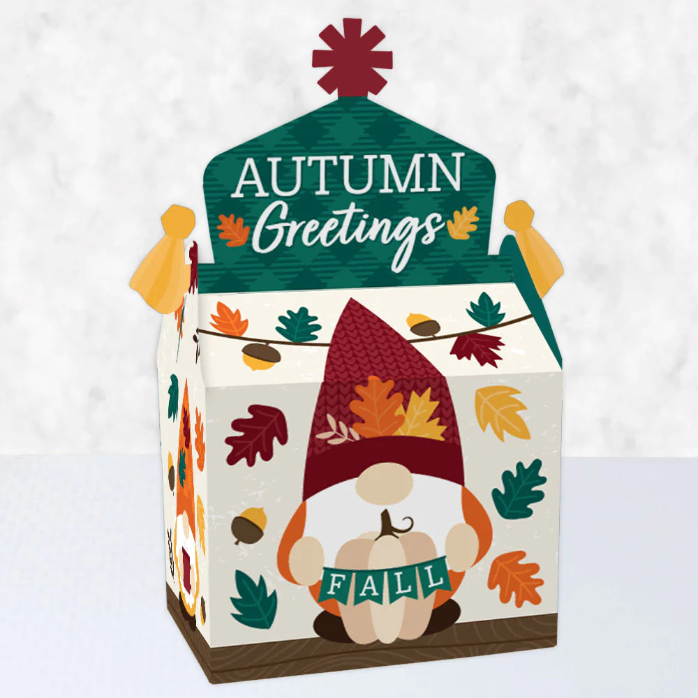 *Exclusive Big Dot Gable Boxes - Autumn Gnomes