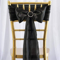 Chair Sash - Black (Rental)