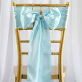 Chair Sash - Ice Blue (Rental)