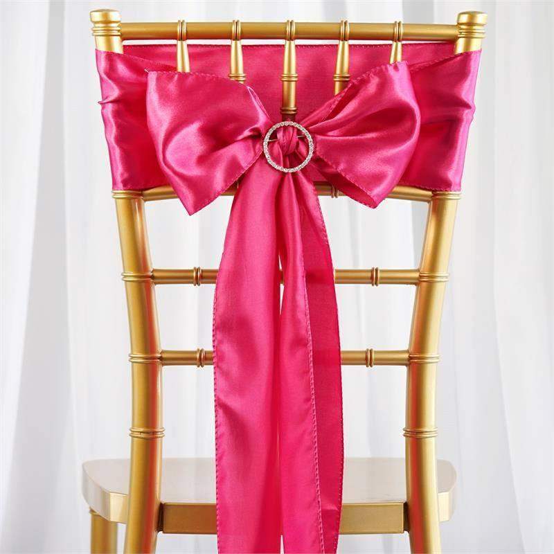 Chair Sash - Fuchsia (Rental)