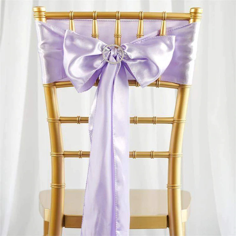 Chair Sash - Lavender (Rental)