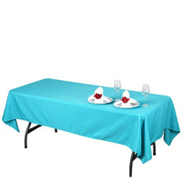 60" x 102" Tablecloth - Turquoise (Rental)