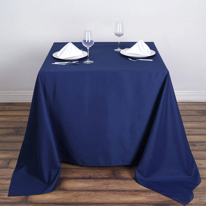 90" x 90" Table Overlay - Navy  (Rental)