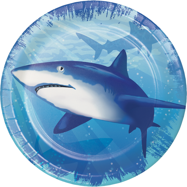 Shark Splash Cake Plates (8)