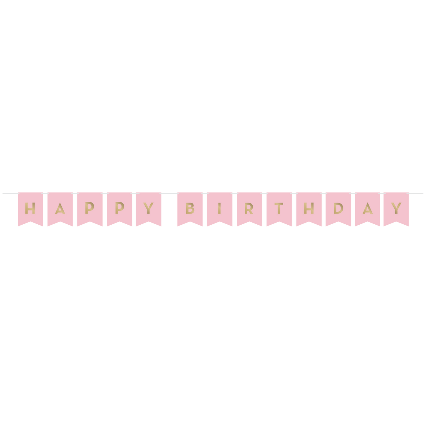 Pink & Gold Celebration DIY Banner