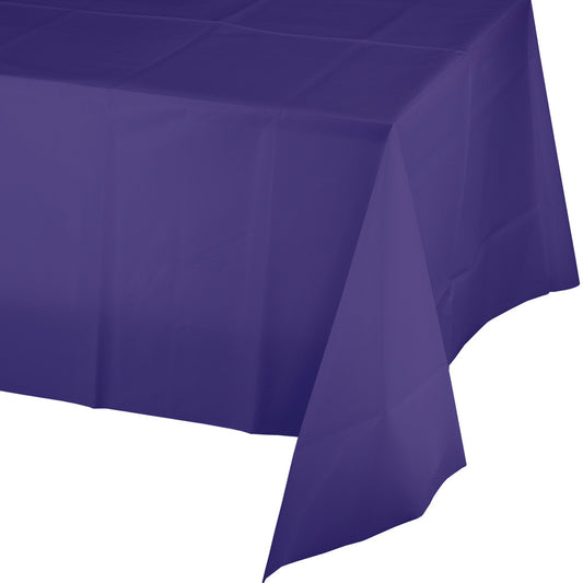 Thin - Purple Plastic Table Cover